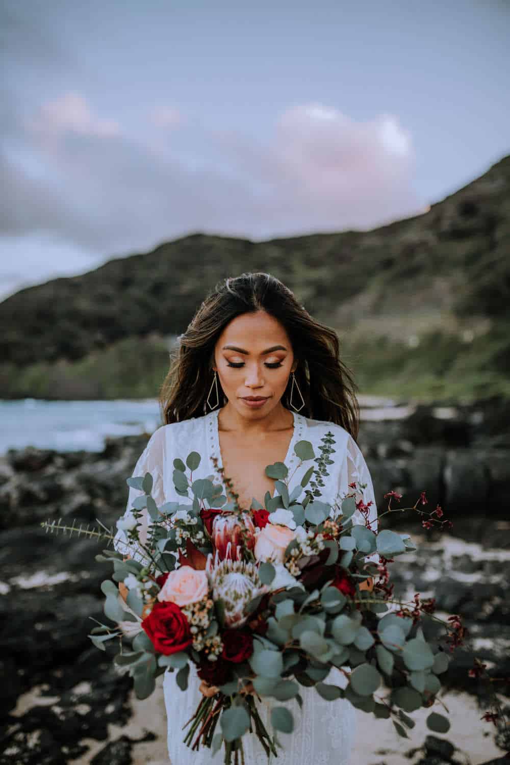 Bridal Hair and make-up inspiration Oahu, Hawaii