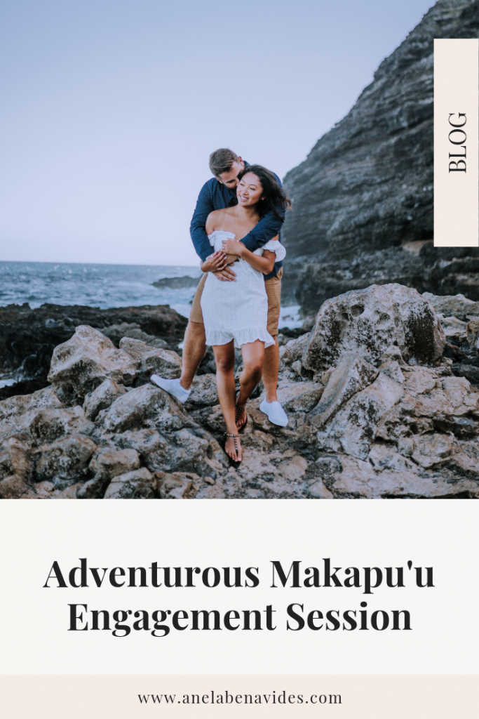 Adventurous Makapu'u Engagement Session | Posing inspiration and outfit ideas for engagement session | Photography by Anela Benavides, Hawaii photographer