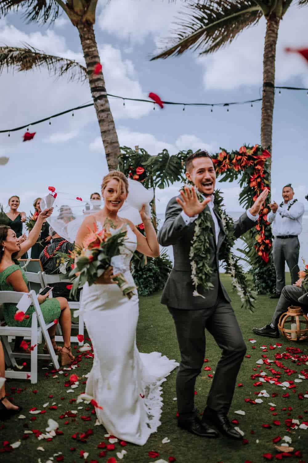 wedding ceremony in Hawaii