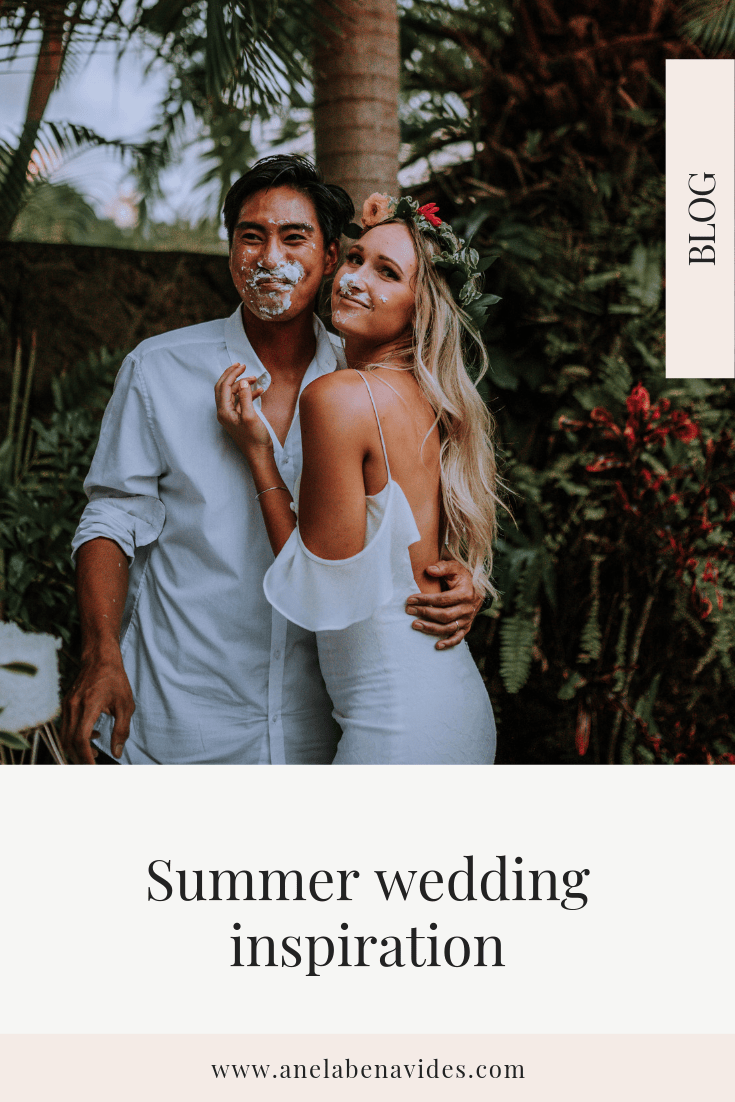 top 10 summer wedding inspiration in Hawaii by Anela benavides