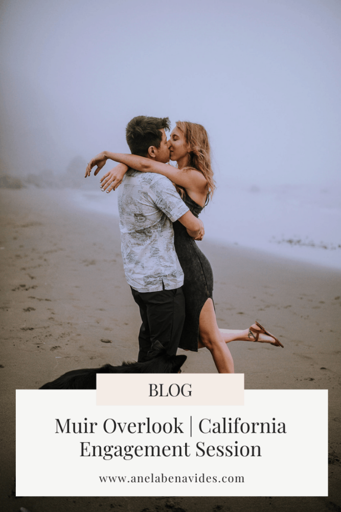 Muir Overlook | California Engagement Session by Anela Benavides Photography. Includes posing inspiration for an outdoor couples session, engagement outfit inspiration. Book your California couples session and browse the blog for more inspiration