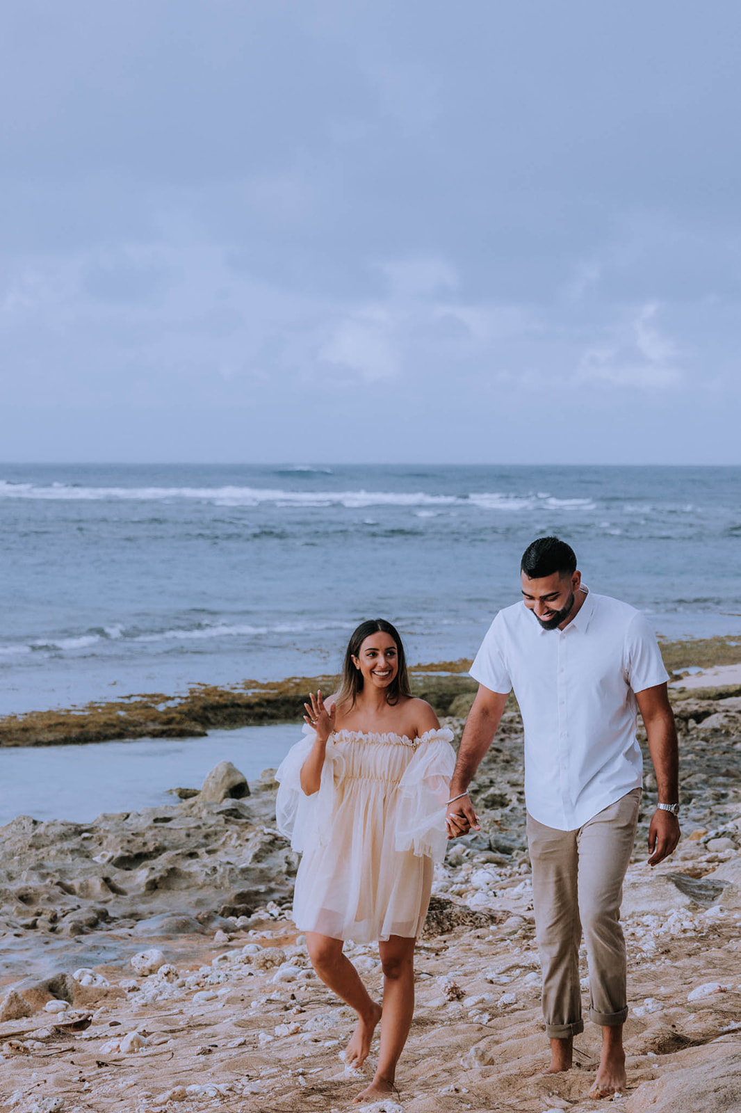 dream beach surprise proposal hawaii destination wedding photographer